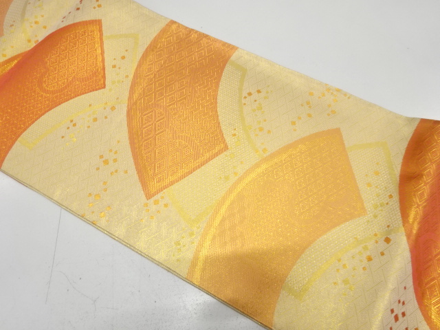 JAPANESE FUKURO OBI / SAGANISHIKI / WOVEN CLASSICAL PATTERN